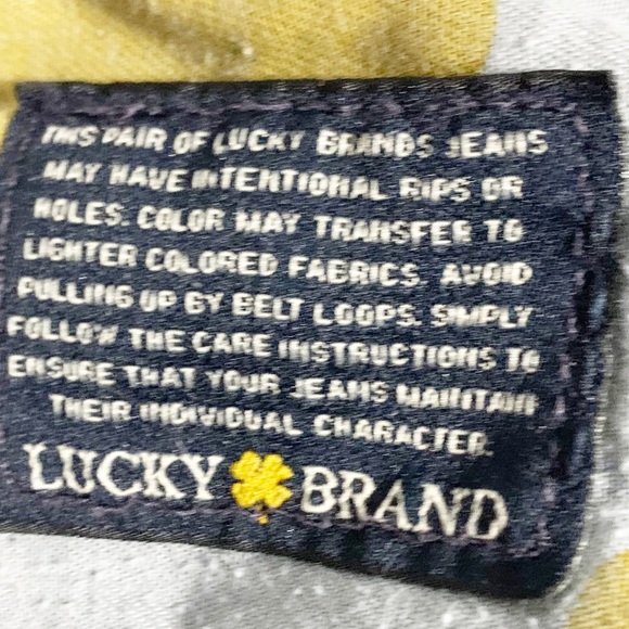 Lucky Brand Dark Wash Charlie Baby Boot Denim Jeans Five Pocket Styling Mid Rise - Picture 15 of 15